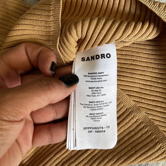 Sandro Vest Top with Rhinestones - Picture 9 of 11